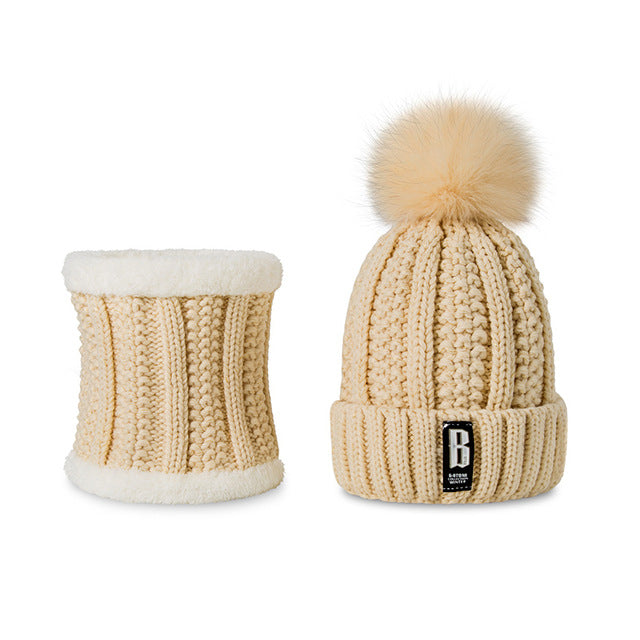 Colorful Warm Pom Poms Hat - Beanies and Skullies